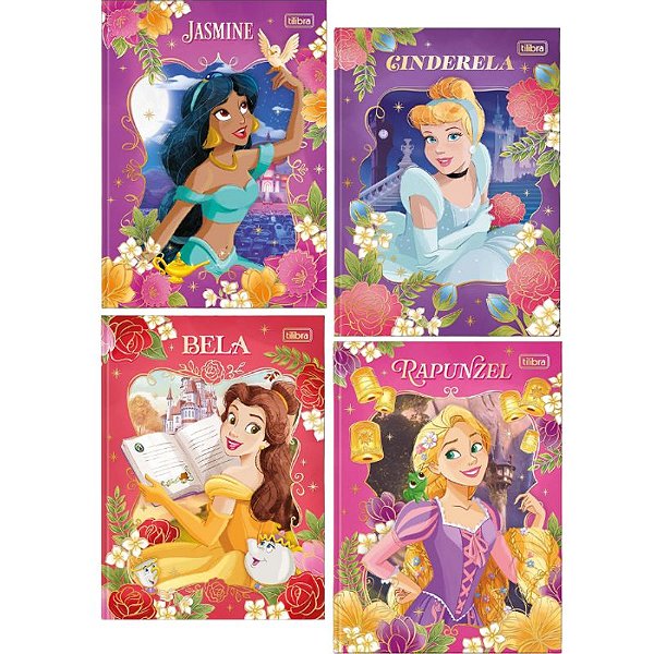 Caderno Brochura Colegial Princesa 80Fls - Tilibra