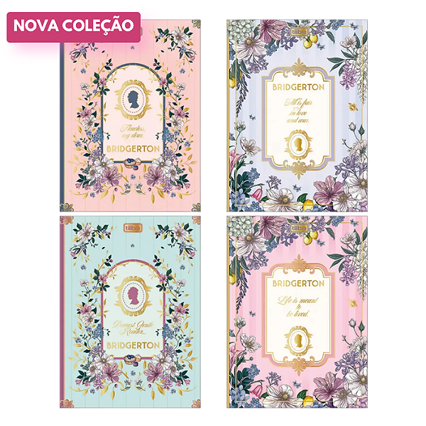Caderno Brochura Colegial Bridgerton 80Fls - Tilibra