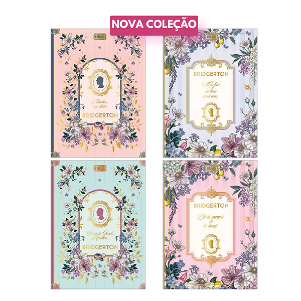 Caderno Brochura Colegial Bridgerton 80Fls - Tilibra