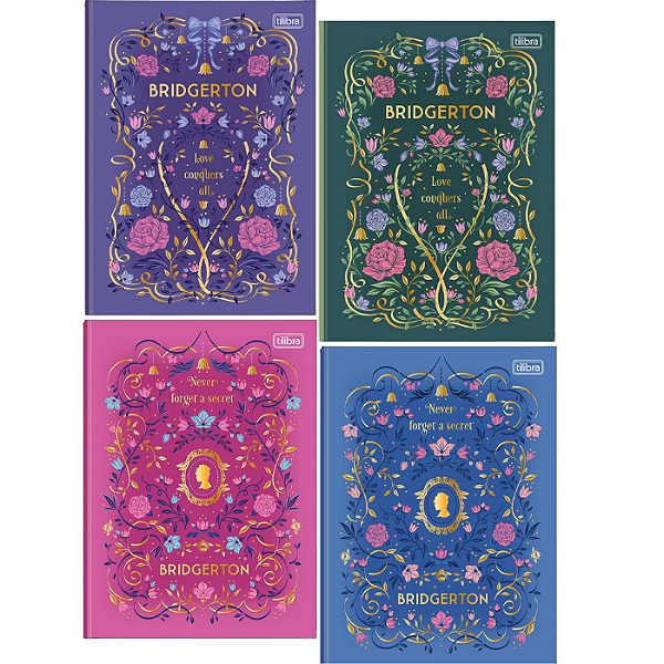 Caderno Brochura Colegial Bridgerton 80Fls - Tilibra