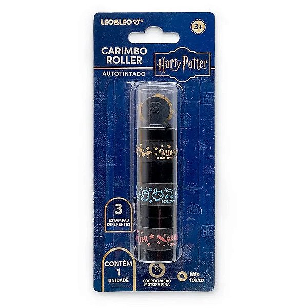 Carimbo Roller Autotintado 3 Estampas Harry Potter - Leo&Leo