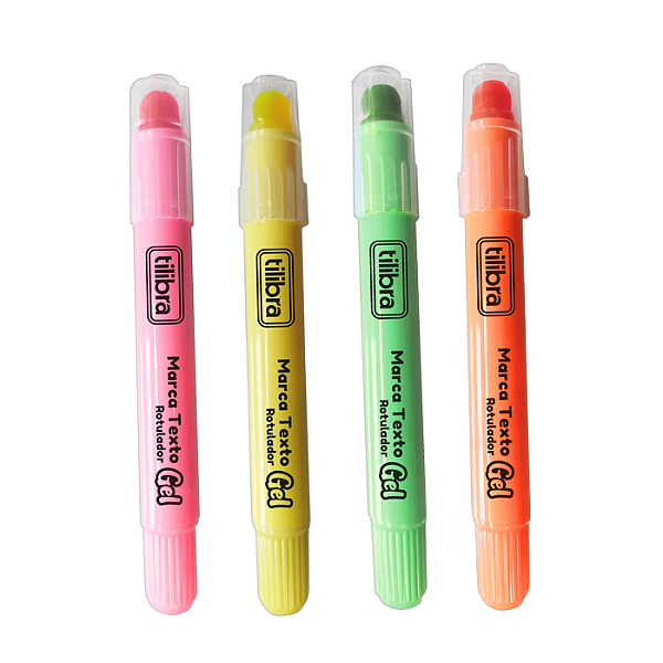 Marca Texto Gel 4 Cores - Tilibra