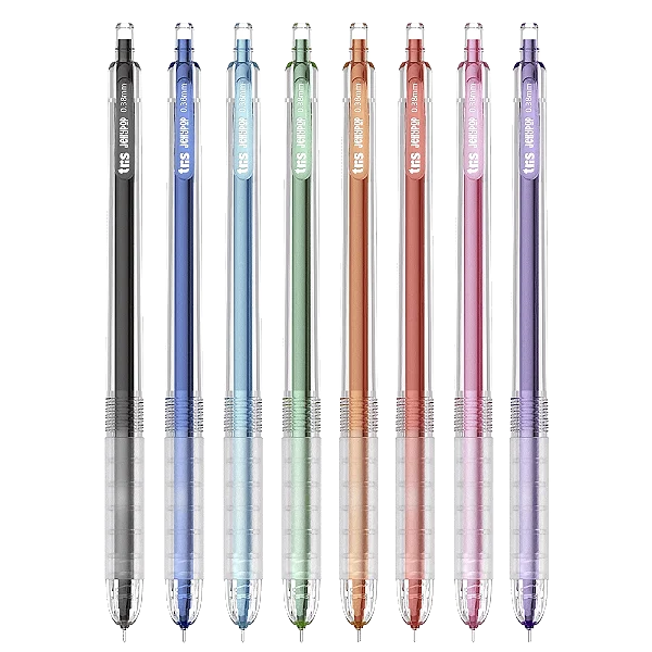 Caneta Gel Jelly Pop Retrátil 0.38mm - Tris