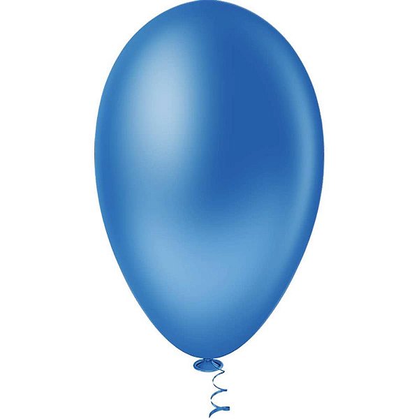 Balao 6,5 liso azul gran festa - riberball (pct.c/50)