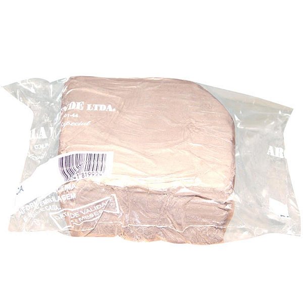 Argila escolar branca c/14pts. c/1kilo cada - argilas rezende (caixa)