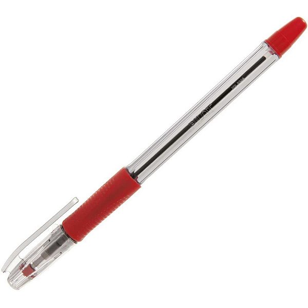Caneta esferografica bps-grip-m 1.0mm vermelha - pilot (cx.c/12)