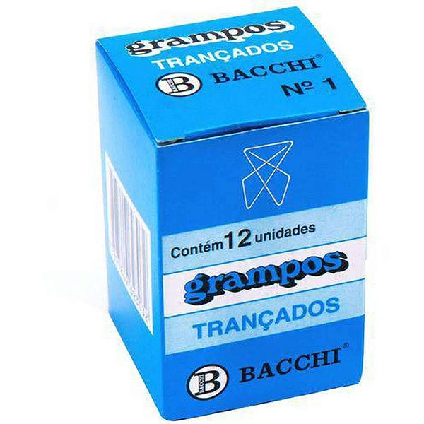 Clipe galvanizado aco trancado 1 12 undades - bacchi (pct.c/10)