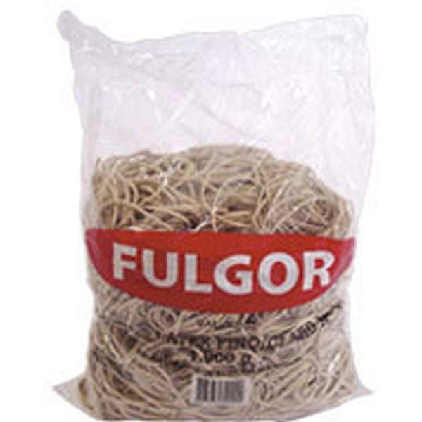 Elastico amarelo latex n.18 pct/ 1 kilo - fulgor (pacote)