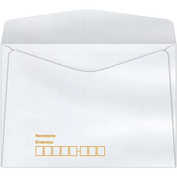 Envelope comercial 114x162 63grs. c/rpc branco - scrity (cx.c/1000)