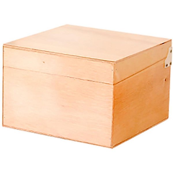 Fichario de mesa madeira pinho 3x5 - souza (unidade)
