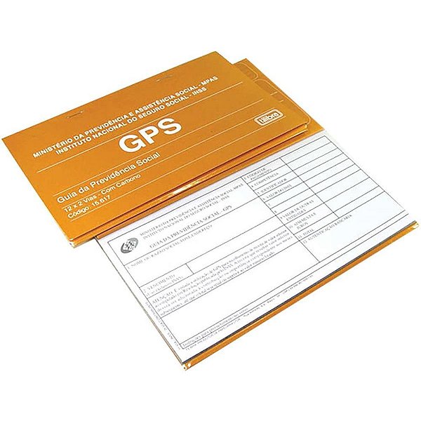 Impresso previdencia social carne gps 12x2 vias 204x104mm - tilibra (pct.c/20)