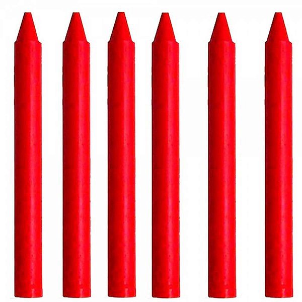 Lapis estaca vermelho - acrilex (duzia)