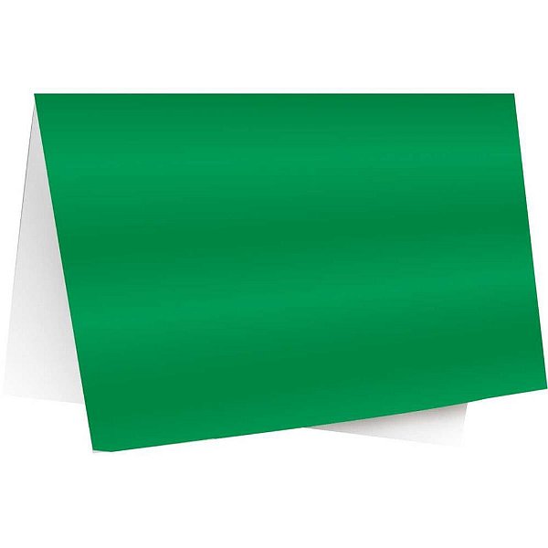 Papel laminado 45x59cm. lamicor verde - cromus (pct.c/40)