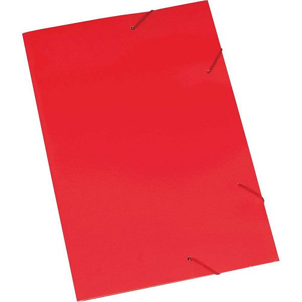 Pasta aba elastica papel oficio vermelha - polycart (pct.c/20)