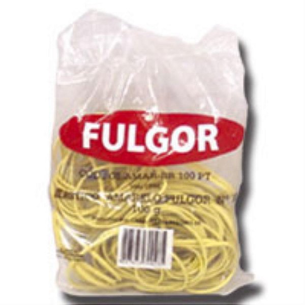 Elastico amarelo latex n.18 pct/ 500grs - fulgor (pacote)