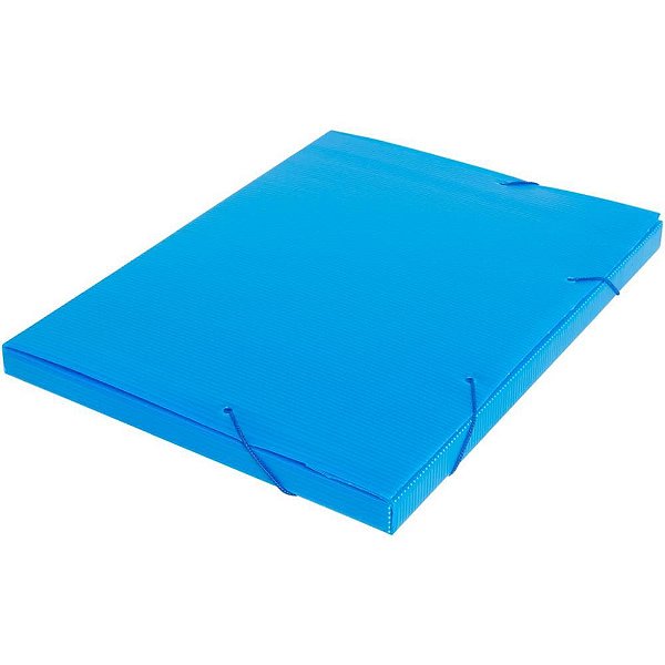 Pasta polionda oficio 20mm azul novaonda - polibras (pct.c/10)