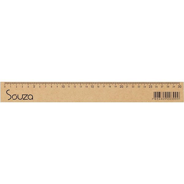 Regua de madeira regua  30 cm. - souza (duzia)