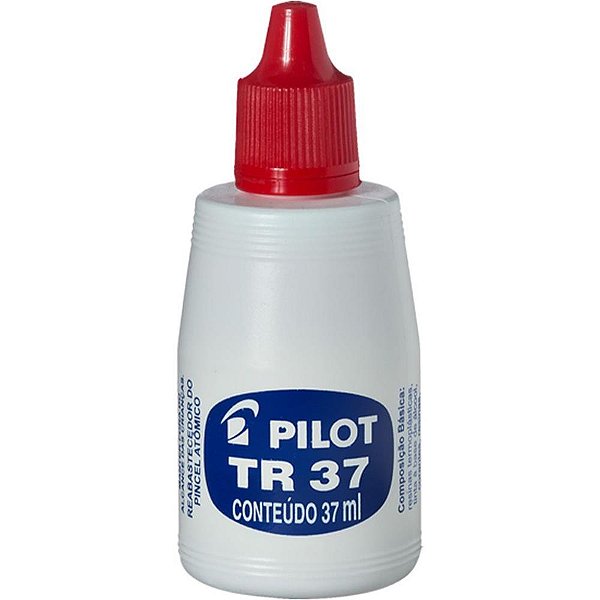 Tinta marcador permanente reabastecedor 037ml vermelho - pilot (cx.c/12)