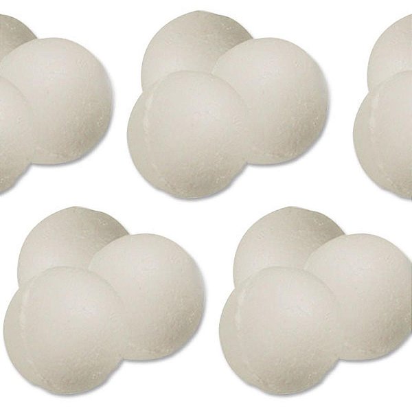 Bola em eps 050mm pacote c/50 bolinhas - knauf (pacote)
