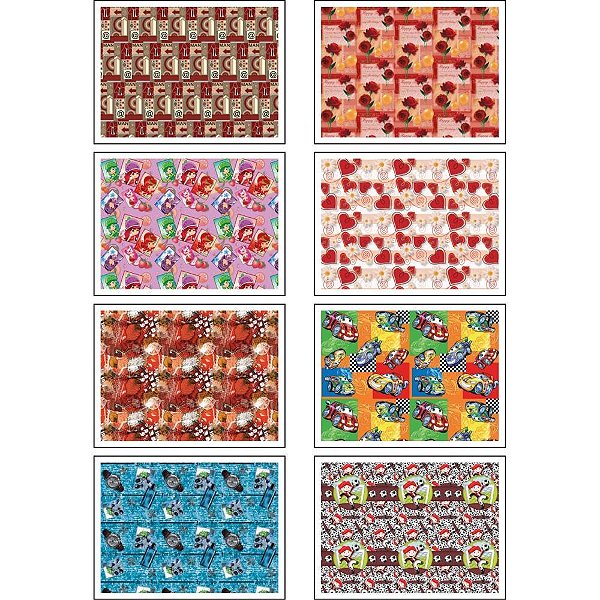 Papel presente kit-207b 48x66 10mod. - cristina (pct.c/100)
