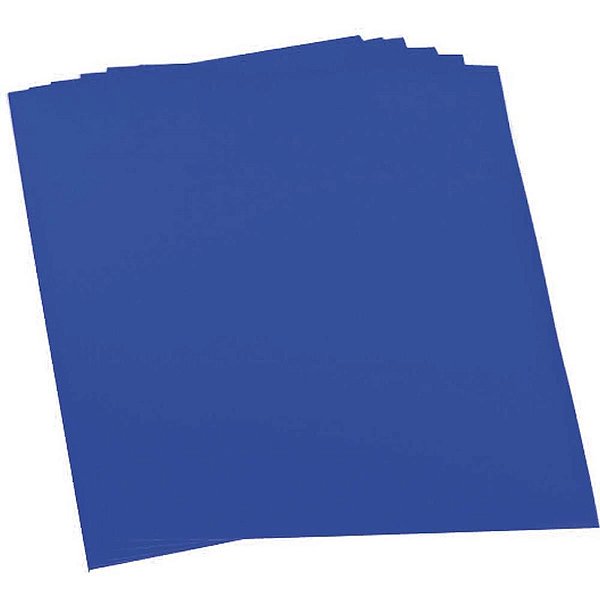 Contra capa encadernacao a4 azul royal fosco (0,30) - mares (pct.c/50)