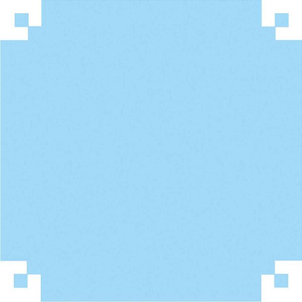 Papel de seda azul claro 48x60cm 20g - v.m.p. (pct/100)