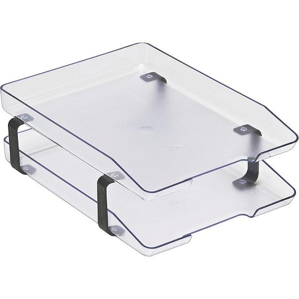 Caixa correspondencia dupla acrilica classic cristal - acrimet (unidade)