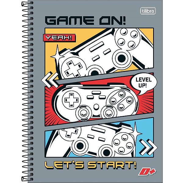 Caderno 20x1 capa dura d+ masculino 400 folhas - tilibra (pct.c/02)
