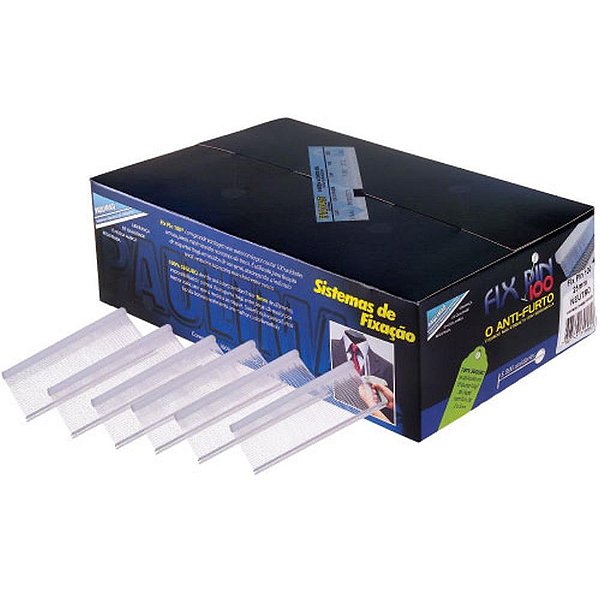 Pino plastico fix pin anti furto 25mm - etiq plast (cx-5000)