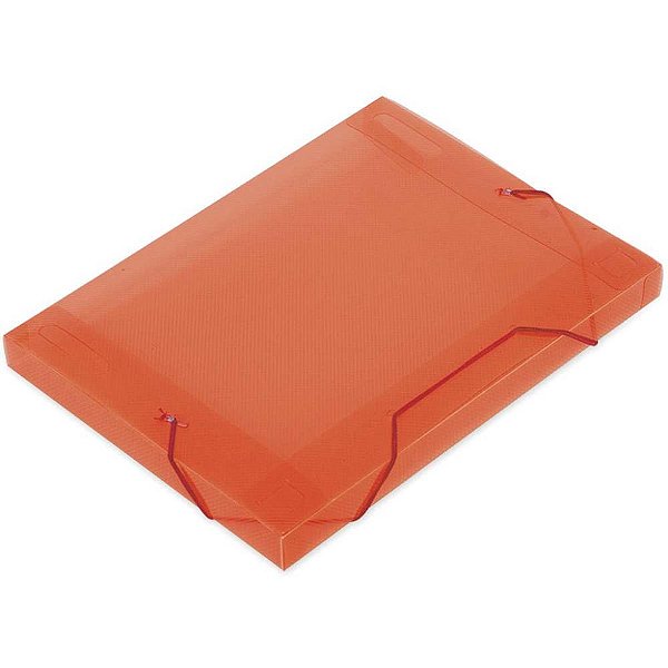 Pasta aba elastica plastica oficio 30mm vermelho soft - polibras (pct.c/10)