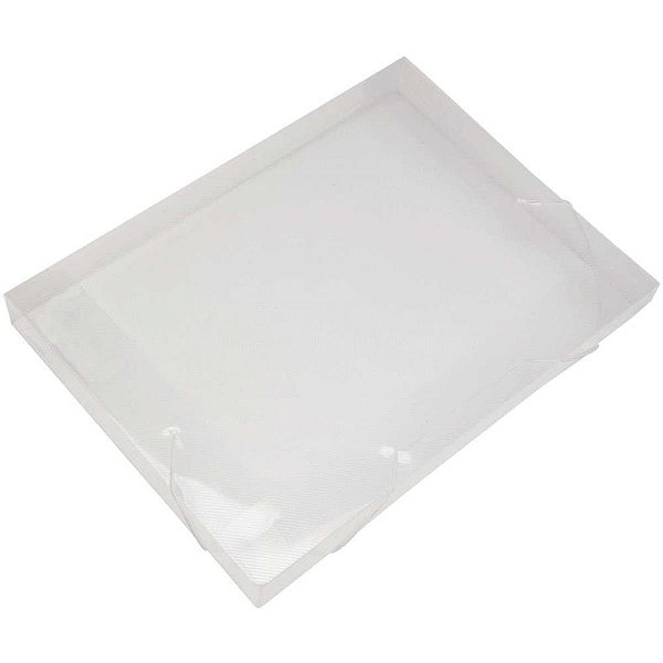 Pasta aba elastica plastica oficio 40mm cristal soft - polibras (pct.c/10)