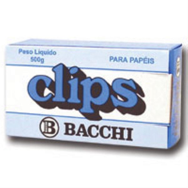 Clipe galvanizado aco 10/0 120 unidades - bacchi (caixa)