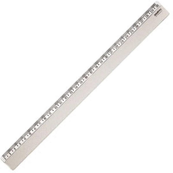 Regua plastica super cristal 30cm. - maxcril (pct.c/10)