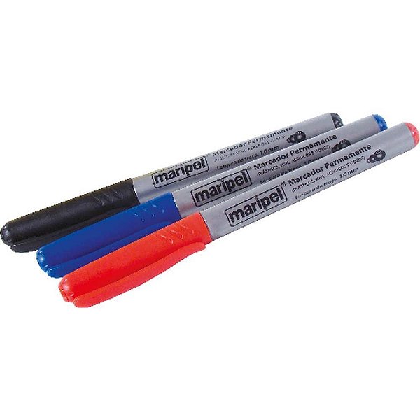 Caneta para cd 2.0mm azul - maripel (cx.c/12)