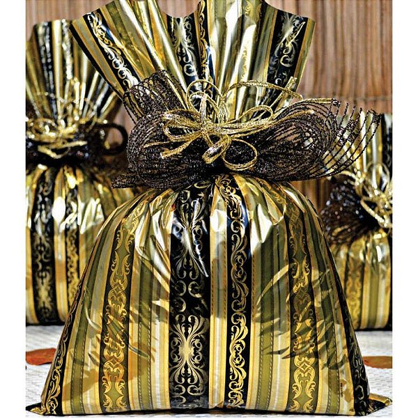 Saco metalizado 60x90cm masculino sortidos - packpel (pct.c/50)