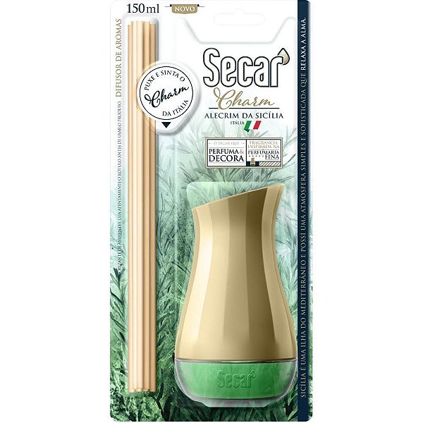 Difusor de aroma secar charm alecrim 150ml. - soin (unidade)