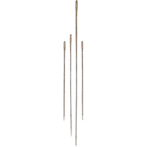 Agulha de mao kit agulha boneca 70/90/117mm - kit (bl.c/04)
