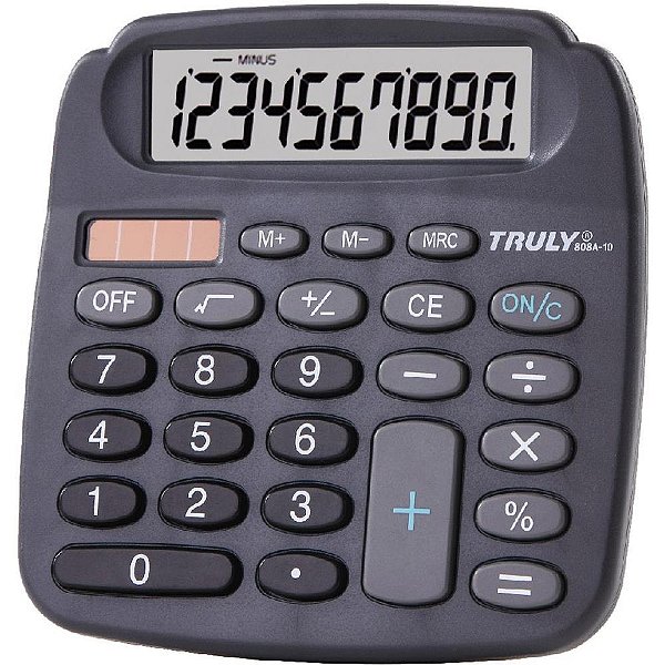 Calculadora de mesa 10 dig. solar/bat.grande - procalc (unidade)
