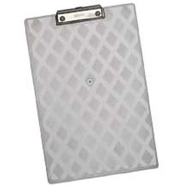 Prancheta plastica of.luxo metal fume - maxcril (unidade)