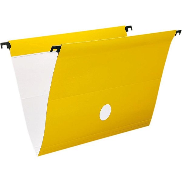 Pasta suspensa delloplus haste plast amarela - dello (pct.c/06)