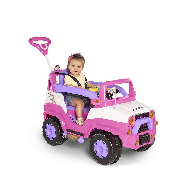 Veiculo para bebe diipi rosa c/som 30kg - calesita (unidade)