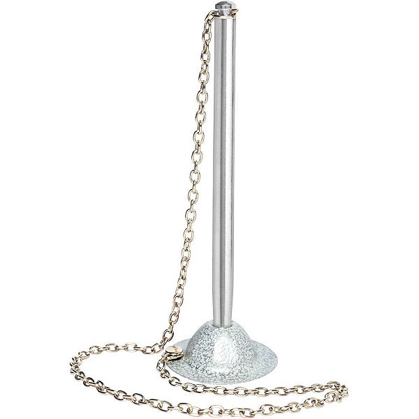 Caneta para balcao chapeu craquelado branco - caneta fixa (unidade)