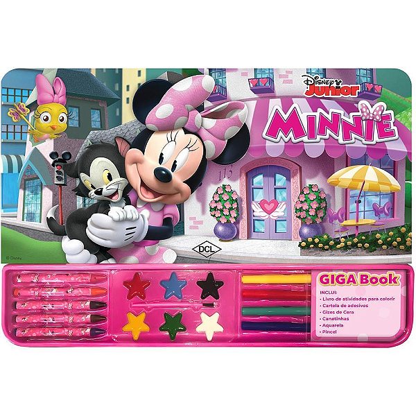 Livro infantil colorir minnie giga book 46pgs - dcl (unidade)