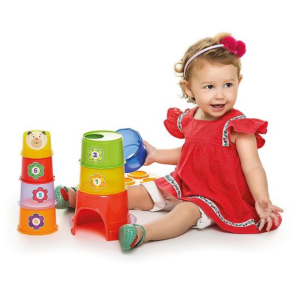 Brinquedo educativo baldinho maluco - tateti (unidade)
