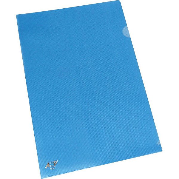 Pasta l a4 azul 0,15mm - acp (pct.c/10)