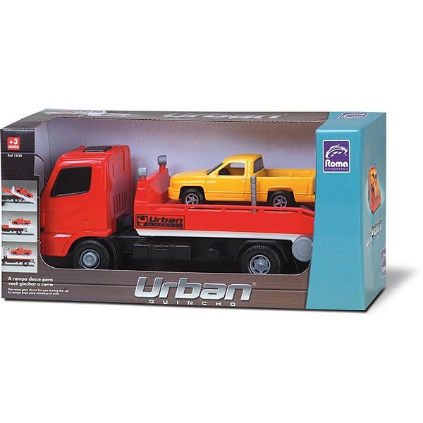 Caminhao urban guincho c/carro 28cm - roma (unidade)
