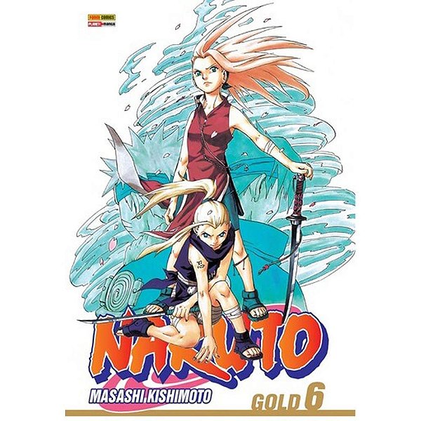 Livro manga naruto gold edition n.06 - panini (unidade)