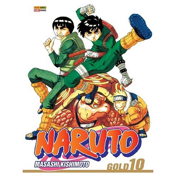 Livro manga naruto gold edition n.10 - panini (unidade)