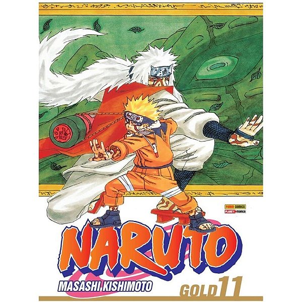 Livro manga naruto gold edition n.11 - panini (unidade)