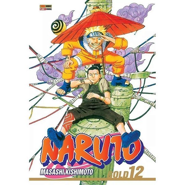 Livro manga naruto gold edition n.12 - panini (unidade)
